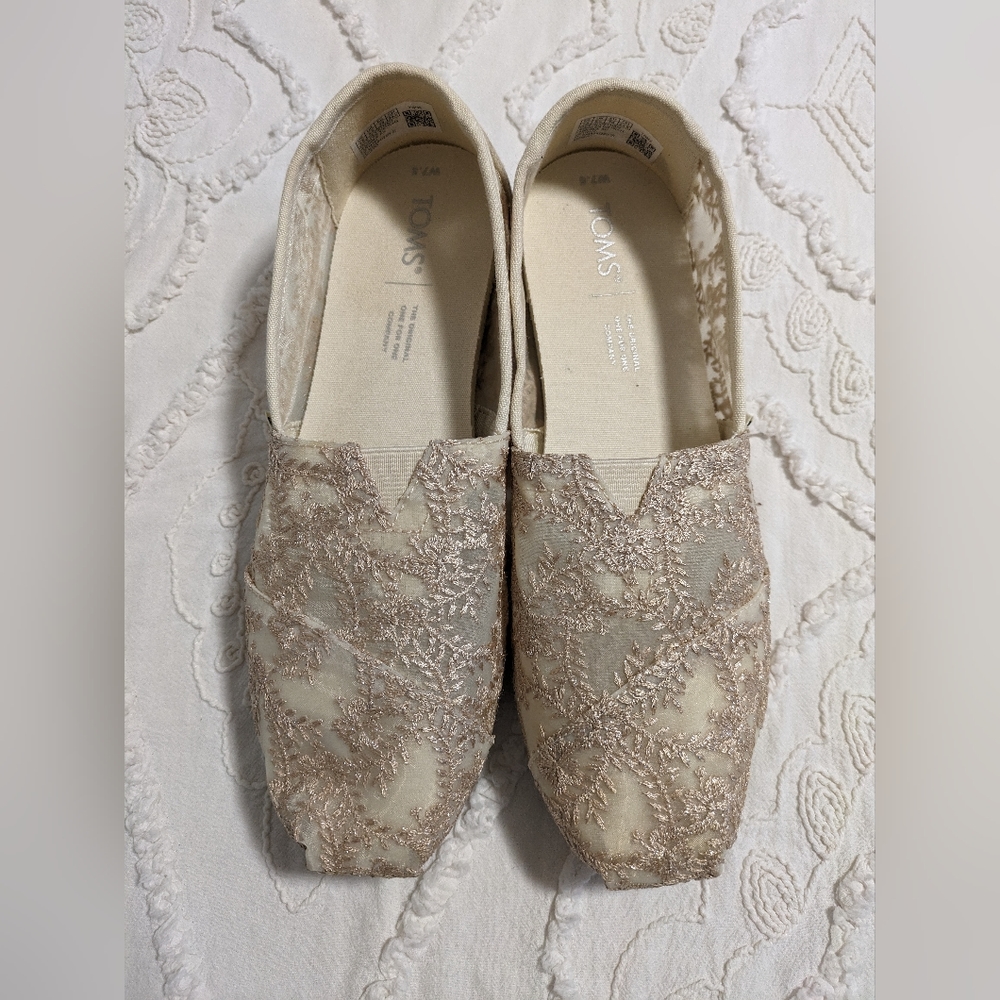 Lace Wedding Styled Toms